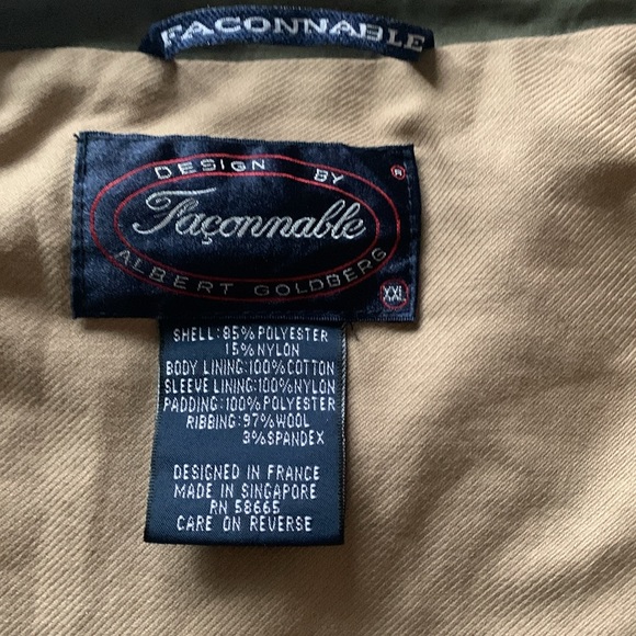 Used XXL Men's Façonnable Bomber Jacket - Picture 13 of 15